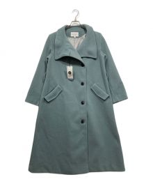 moussy（マウジー）の古着「STAND COLLAR ロングコート」｜ブルー