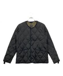 TAION（タイオン）の古着「U NECK BUTTON JACKETS」｜ブラック