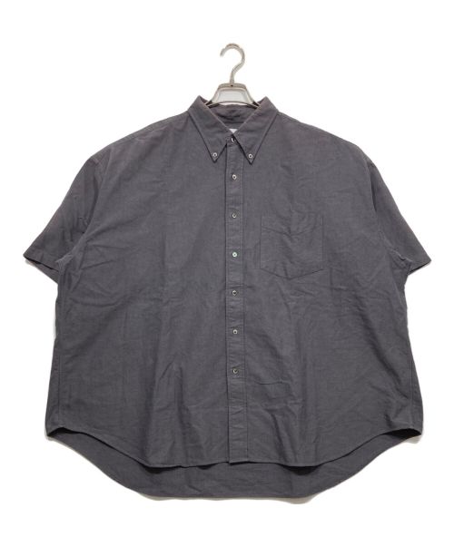 Graphpaper（グラフペーパー）Graphpaper (グラフペーパー) Oxford Oversized S/S B.D Shirt グレー サイズ:FREEの古着・服飾アイテム