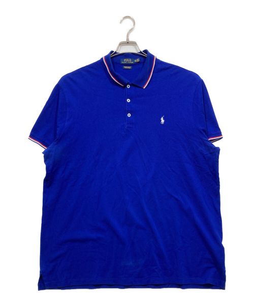 POLO RALPH LAUREN（ポロ・ラルフローレン）POLO RALPH LAUREN (ポロ・ラルフローレン) スモールポニー ポロシャツ ブルー サイズ:XXLの古着・服飾アイテム