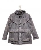 STONE ISLANDストーンアイランド）の古着「Reflective Grid On Lamy-TC Jacket」｜グレー