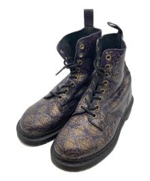 Dr.Martens（ドクターマーチン）の古着「総柄8ホールブーツ」｜ネイビー