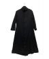 Yohji Yamamoto pour homme（ヨウジヤマモト プールオム）の古着「ロングシャツコート/Collared Tab Coat Dress Wool Viyella」｜ブラック