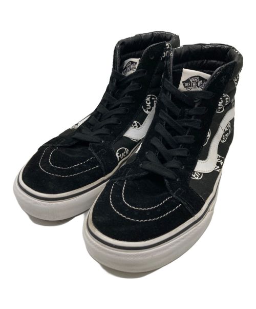 VANS（バンズ）VANS (バンズ) SUPREME (シュプリーム) Fuck'Em Sk8 Hi ブラック サイズ:27cmの古着・服飾アイテム