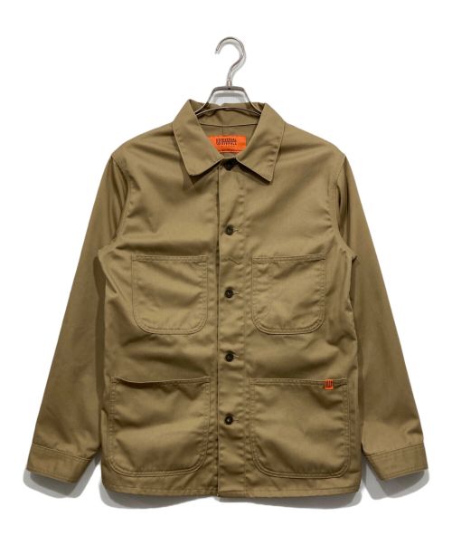 UNIVERSAL OVERALL（ユニバーサルオーバーオール）UNIVERSAL OVERALL (ユニバーサルオーバーオール) カバーオール ベージュ サイズ:Lの古着・服飾アイテム