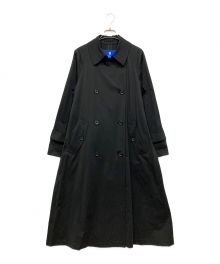 BLUE LABEL CRESTBRIDGE（ブルーレーベルクレストブリッジ）の古着「ストレッチトレンチコート」｜ブラック