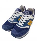 NEW BALANCEニューバランス）の古着「ローカットスニーカー」｜ネイビー