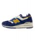 NEW BALANCE (ニューバランス) ローカットスニーカー ネイビー サイズ:28.0cm：8000円