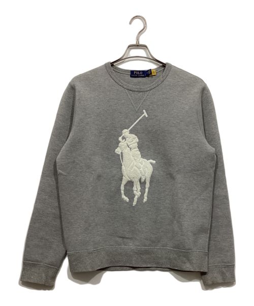 POLO RALPH LAUREN（ポロ・ラルフローレン）POLO RALPH LAUREN (ポロ・ラルフローレン) ビッグポニースウェット グレー サイズ:Mの古着・服飾アイテム