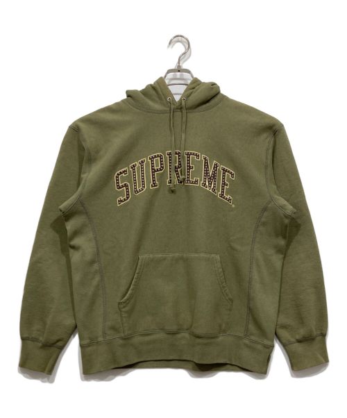 SUPREME（シュプリーム）SUPREME (シュプリーム) Stars Arc Hooded Sweatshirt 黄緑 サイズ:Mの古着・服飾アイテム