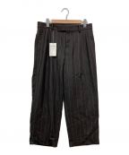 WACKO MARIAワコマリア）の古着「DOUBLE PLEATED TROUSERS」｜ブラウン