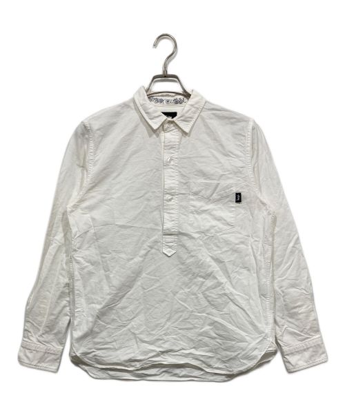 stussy（ステューシー）stussy (ステューシー) オックスフォードプルオーバーシャツ ホワイト サイズ:Sの古着・服飾アイテム