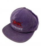 SUPREMEシュプリーム）の古着「サポーターズ 5パネル キャップ」｜パープル