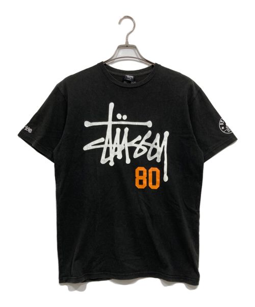 stussy（ステューシー）stussy (ステューシー) ナンバリングプリントTシャツ ブラック サイズ:Lの古着・服飾アイテム