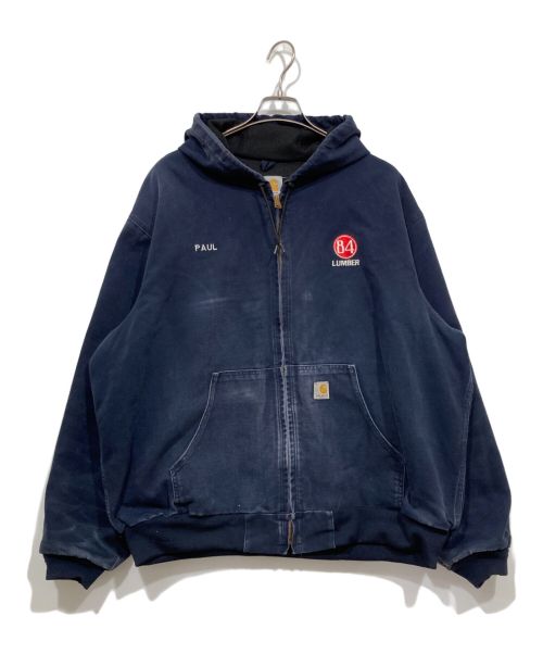 CarHartt（カーハート）CarHartt (カーハート) 企業ワッペン アクティブジャケット ネイビー サイズ:２XLの古着・服飾アイテム