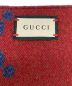 GUCCI (グッチ) GGビー柄マフラー ネイビー：20000円