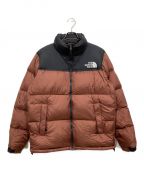 THE NORTH FACEザ ノース フェイス）の古着「ヌプシジャケット」｜ブラック×オレンジ