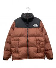 THE NORTH FACE (ザ ノース フェイス) ヌプシジャケット ブラック×オレンジ サイズ:XL