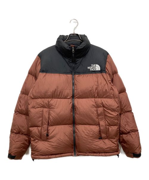 THE NORTH FACE（ザ ノース フェイス）THE NORTH FACE (ザ ノース フェイス) ヌプシジャケット ブラック×オレンジ サイズ:XLの古着・服飾アイテム