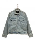 stussyステューシー）の古着「Washed Denim Garage JACKET」｜インディゴ