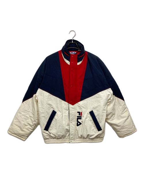 FILA（フィラ）FILA (フィラ) ヴィンテージナイロンジャケット ネイビー サイズ:XLの古着・服飾アイテム