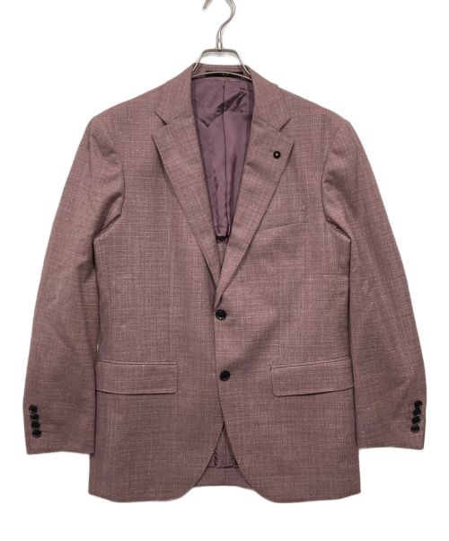 DAKS（ダックス）DAKS (ダックス) ERMENEGILDO ZEGNA (エルメネジルド・ゼニア) テーラードジャケット パープル サイズ:A6の古着・服飾アイテム