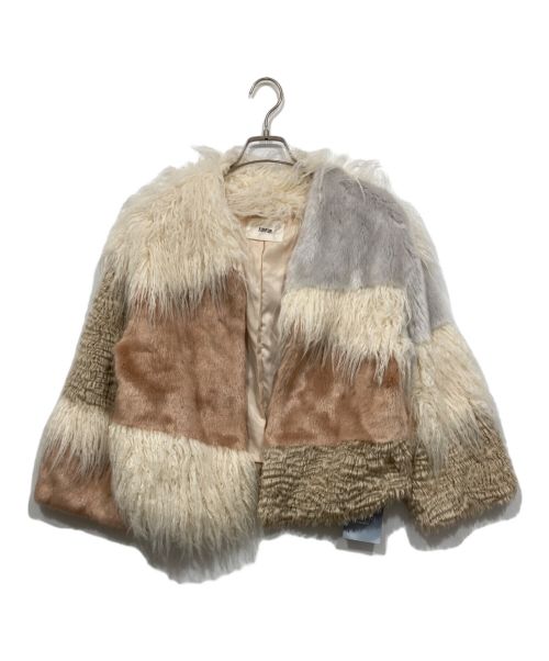 furfur（ファーファー）furfur (ファーファー) ファージャケット アイボリー サイズ:FREEの古着・服飾アイテム