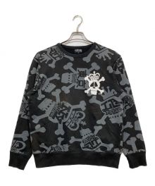 stussy（ステューシー）の古着「ワールドツアースカルスウェット」｜ブラック