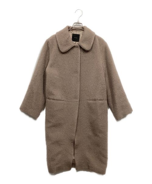 Spick and Span（スピックアンドスパン）Spick and Span (スピックアンドスパン) Wアルパカシャギーコート ベージュ サイズ:36の古着・服飾アイテム