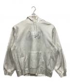 SUPREME×MM6 Maison Margielaシュプリーム×エムエムシックス メゾンマルジェラ）の古着「FOIL BOX LOGO HOODED SWEATSHIRT」｜グレー