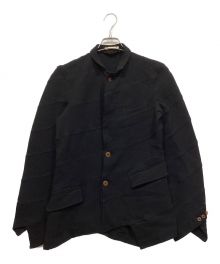 COMME des GARCONS HOMME PLUS（コムデギャルソンオムプリュス）の古着「縮絨螺旋ジャケット」｜ブラック