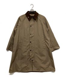 Barbour（バブアー）の古着「EXMOOR ロングレングスコート」｜ベージュ