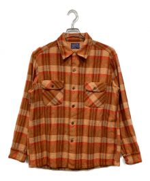 PENDLETON（ペンドルトン）の古着「チェックウールシャツ」｜ブラウン