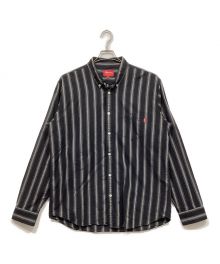 SUPREME（シュプリーム）の古着「Stripe Shirt」｜ブラック