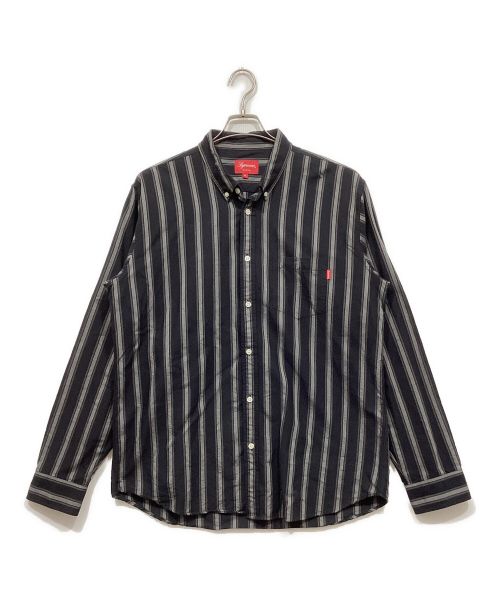 SUPREME（シュプリーム）SUPREME (シュプリーム) Stripe Shirt ブラック サイズ:XLの古着・服飾アイテム