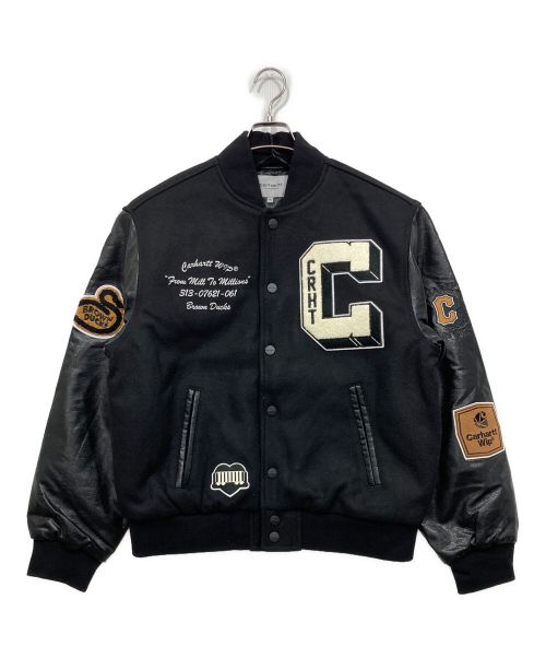 CarHartt（カーハート）CarHartt (カーハート) Brown Ducks Bomber/ブラウンダックスボンバー ブラック サイズ:Mの古着・服飾アイテム