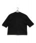 TRADE MARK GOLD (トレードマークゴールド) スビンコットン オーバーサイズ フットボールTシャツ / SUVIN COTTON OVERSIZE FOOTBALL T-SHIRT ブラック サイズ:M：5000円