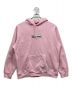 SUPREME（シュプリーム）の古着「Bling Box Logo Hooded Sweatshirt」｜ピンク