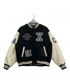 X-LARGEエクストララージ）の古着「OG LOGO VARSITY JACKET」｜ブラック