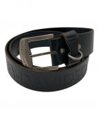 HARLEY-DAVIDSONハーレーダビッドソン）の古着「Accent Stitch Leather Belt」｜ブラック