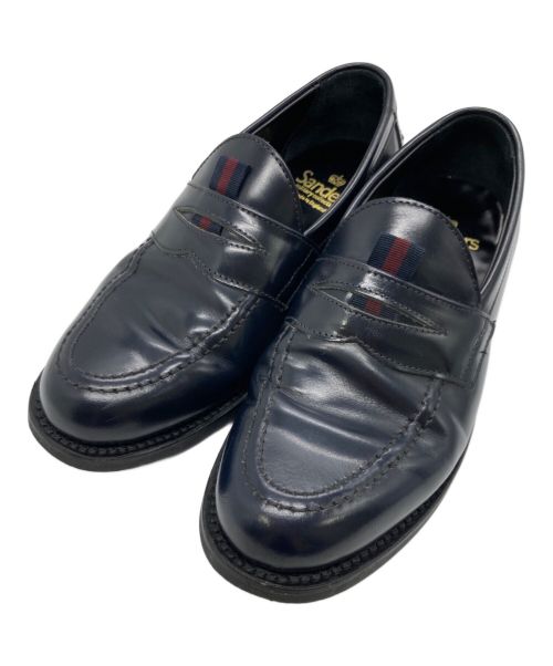 SANDERS（サンダース）SANDERS (サンダース) ペニーローファー / GUARDS LOAFER ネイビー サイズ:6 1/2の古着・服飾アイテム