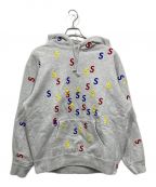 SUPREMEシュプリーム）の古着「Embroidered S Hooded / エンブロイダードSフーディー」｜グレー