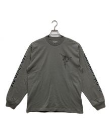 Carhartt WIP（カーハート ワークインプログレス）の古着「プリントカットソー / L/S Coordinate T-Shirt」｜グレー