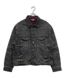 SUPREME（シュプリーム）の古着「Layered Denim Trucker Jacket」｜グレー