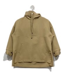 Ujoh（ウジョー）の古着「ハーフジッププルオーバー / Pullover Hoodie」｜ベージュ