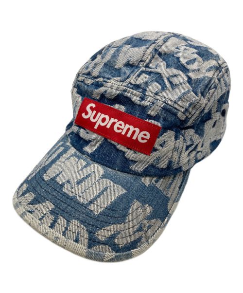 SUPREME（シュプリーム）SUPREME (シュプリーム) デニムキャップ ブルーの古着・服飾アイテム