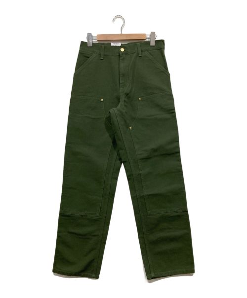 CarHartt（カーハート）CarHartt (カーハート) DOUBLE KNEE PANT グリーン サイズ:W30（76cm）の古着・服飾アイテム