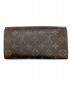 LOUIS VUITTON (ルイ ヴィトン) ポルトモネ・クレディ ブラウン：11000円