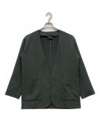 NEW BALANCEニューバランス）の古着「ノーカラージャケット / MET24 No Collar Jacket」｜グレー