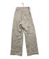 HYKE (ハイク) リネンパンツ / LINEN WIDE LEG PANTS アイボリー サイズ:3：12000円